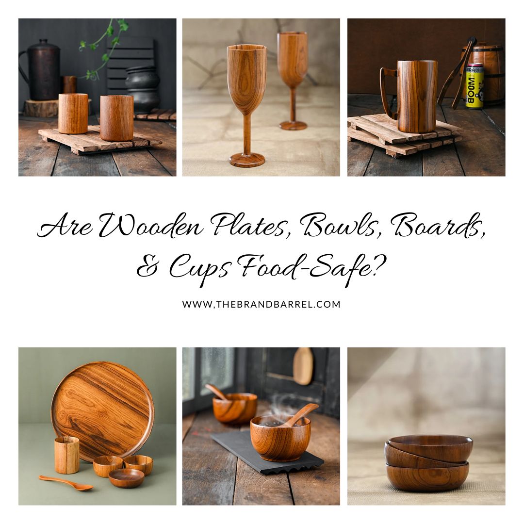 Are Wooden Plates, Bowls, Boards, & Cups Food-Safe?