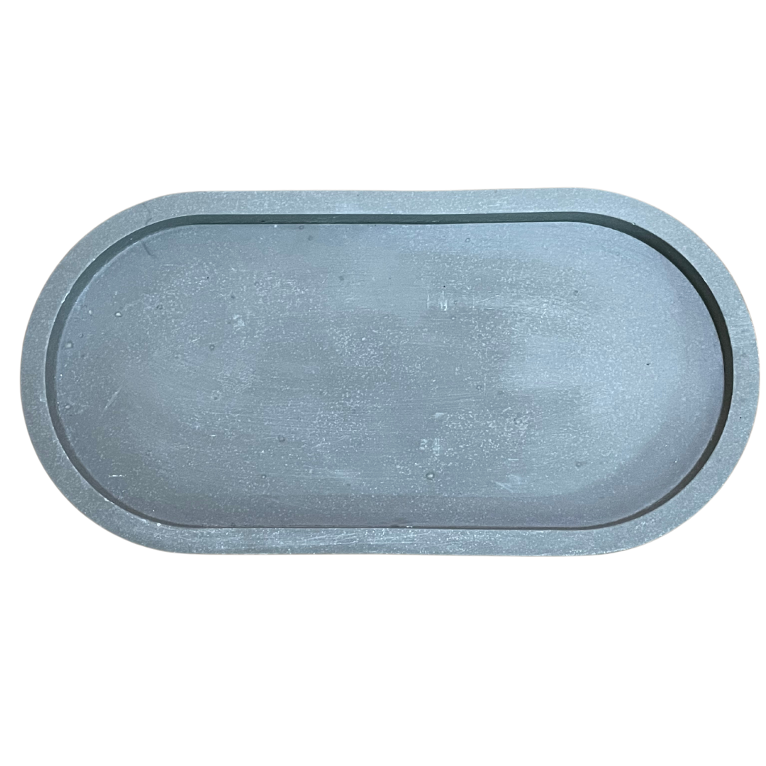 Grey Table & Bathroom Decor Set