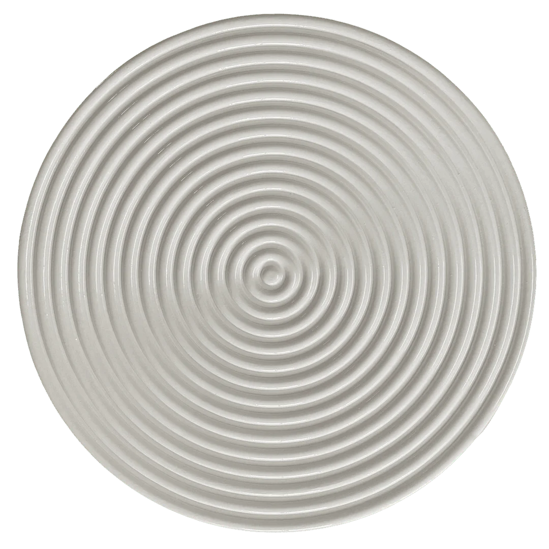 Olive Green Concentric Circle Wall Art