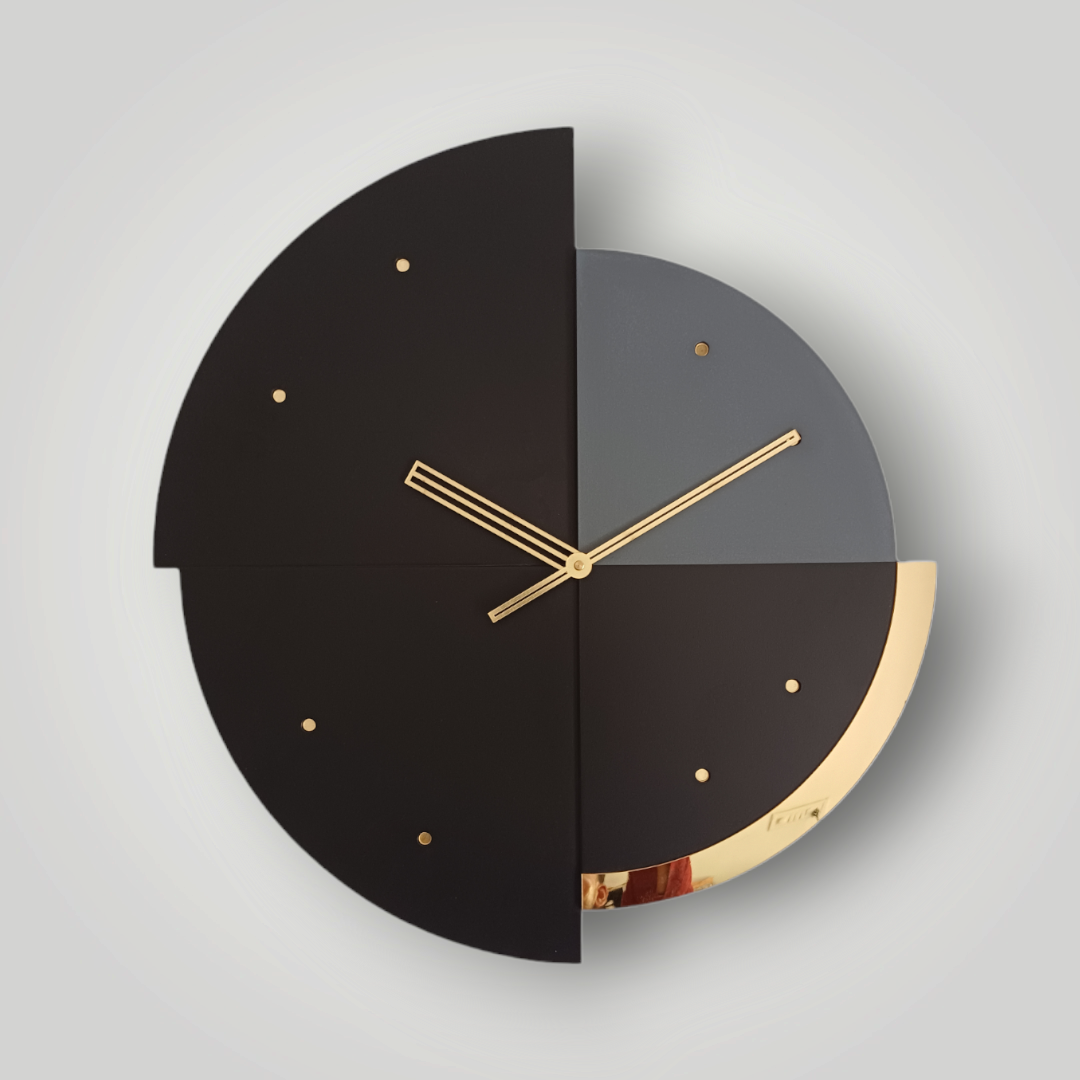 Black Modern Antique Wall Clock