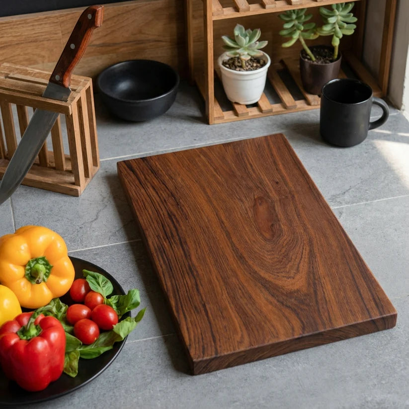 Teak Wood Chopping Board (Block)