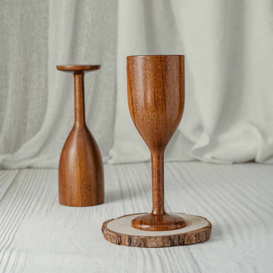 small wine glasses