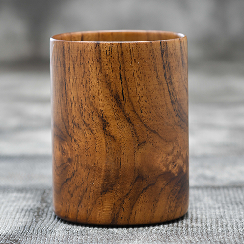 teak wood water cups