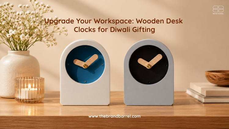 Upgrade Your Workspace: Wooden Desk Clocks for Diwali Gifting