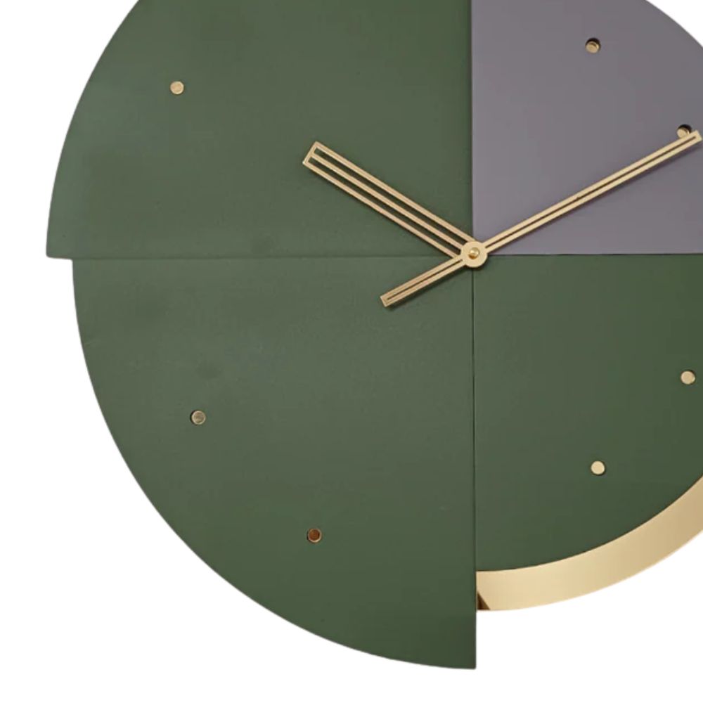 Green Modern Antique Wall Clock