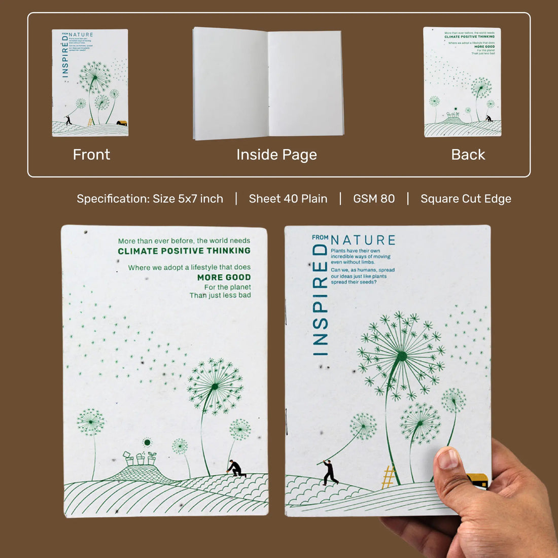 Plantable Notepad Medium (PIN)