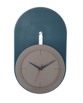 Blue Grey Wall Clock