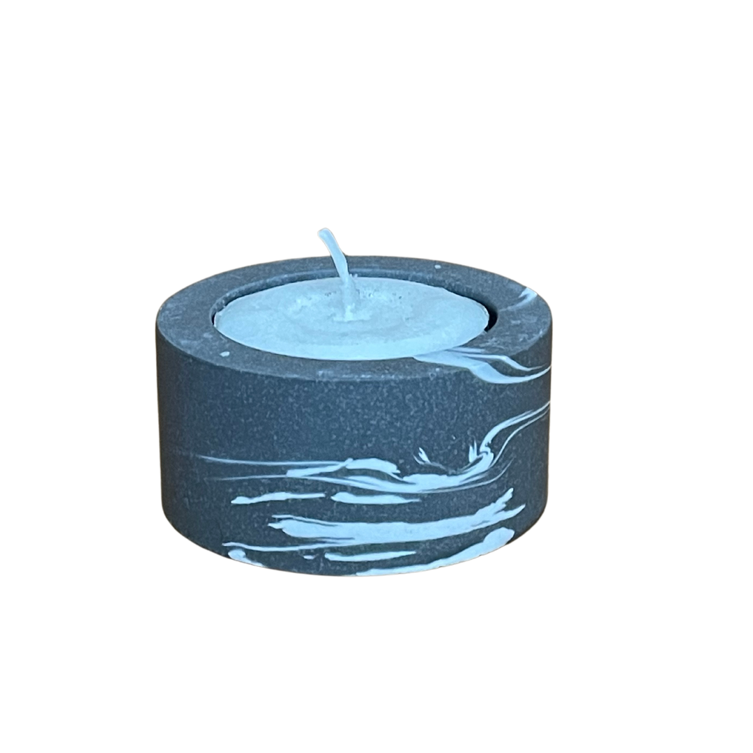 Grey Table & Bathroom Decor Set