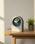 Minimal style analog table clock for study room