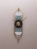 Oval shape oversized wall clock