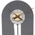Pendulum wall clock in grey 