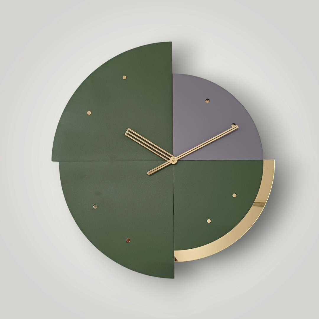 Green Modern Antique Wall Clock