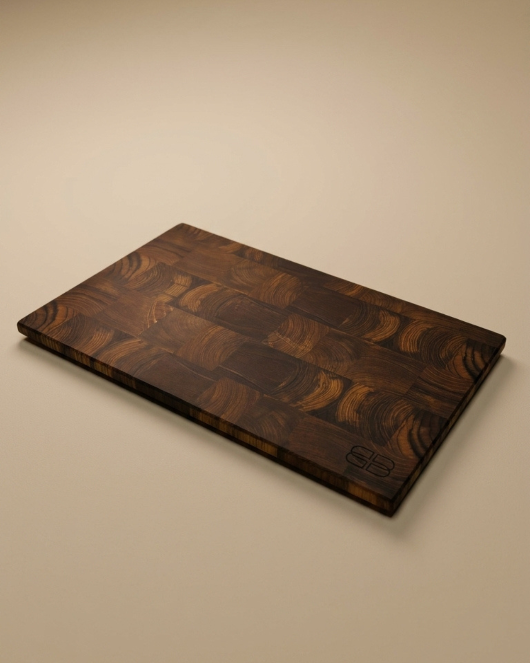Handcrafted End-Grain Teak Wood Cutting Board | Premium Kitchen Chopping Board
