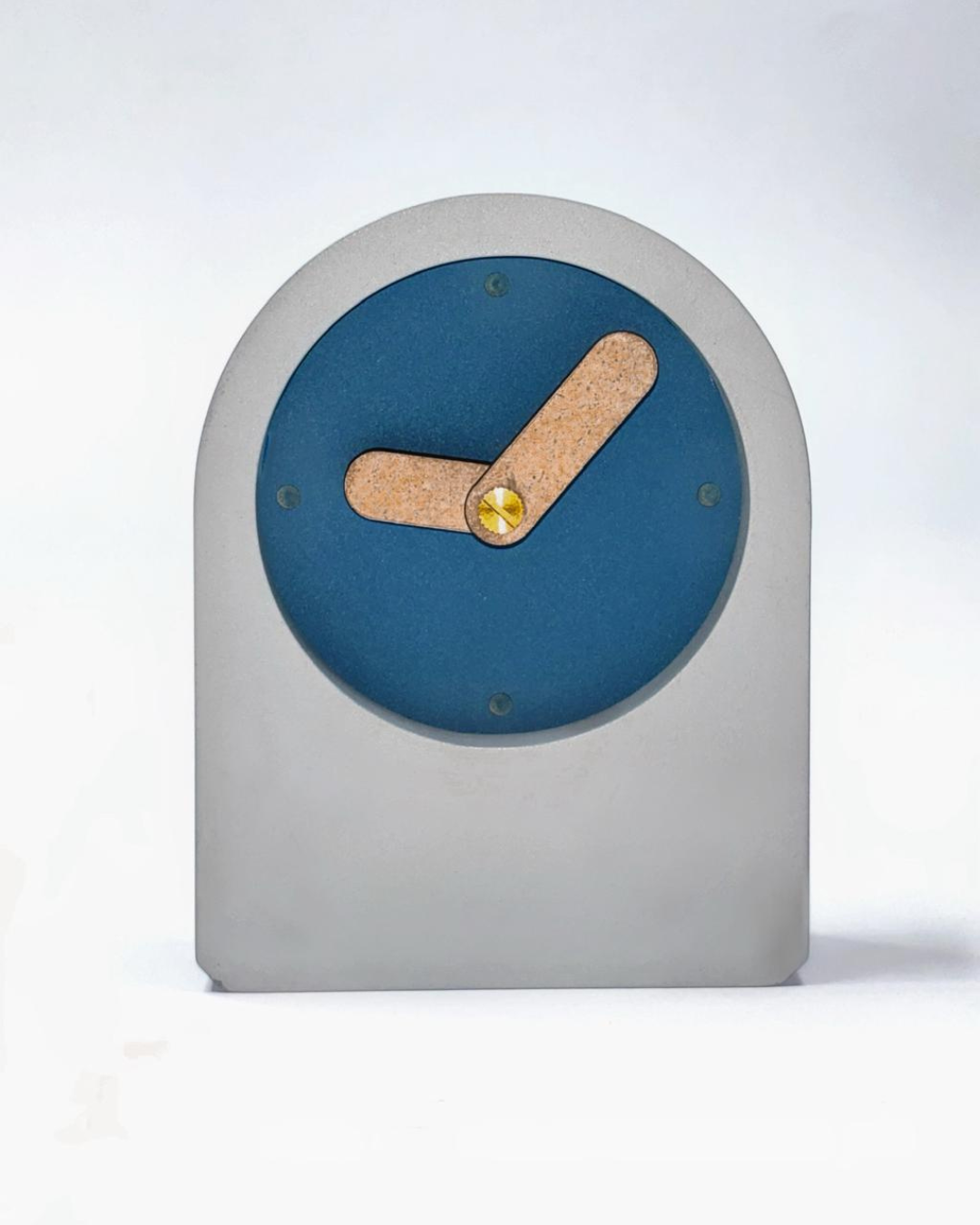 Small designer analog desk clock for home decor