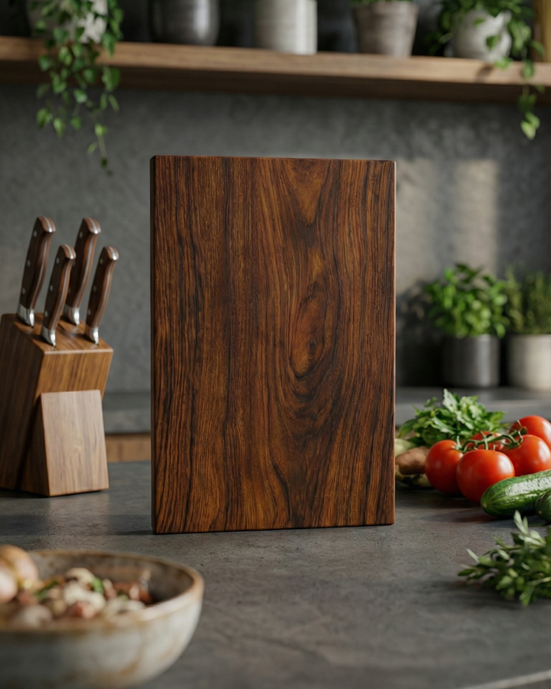 Teak Wood Chopping Board (Block)