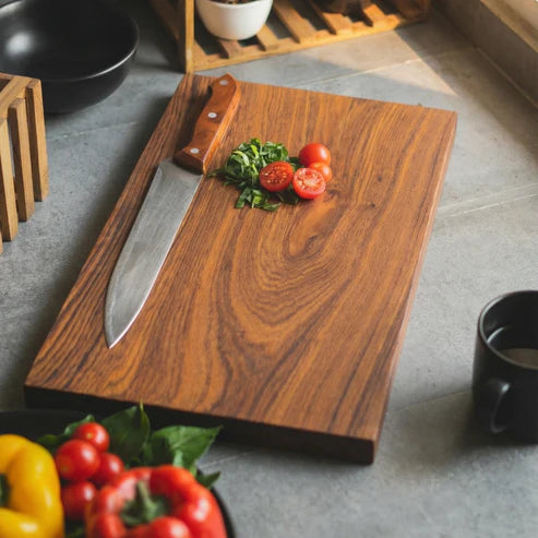 Teak Wood Chopping Board (Block)