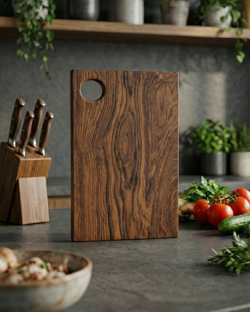 Teak Wood Chopping Board with Handle