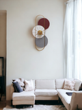 geometric large wall clock