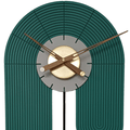 large green pendulumn wall clock 