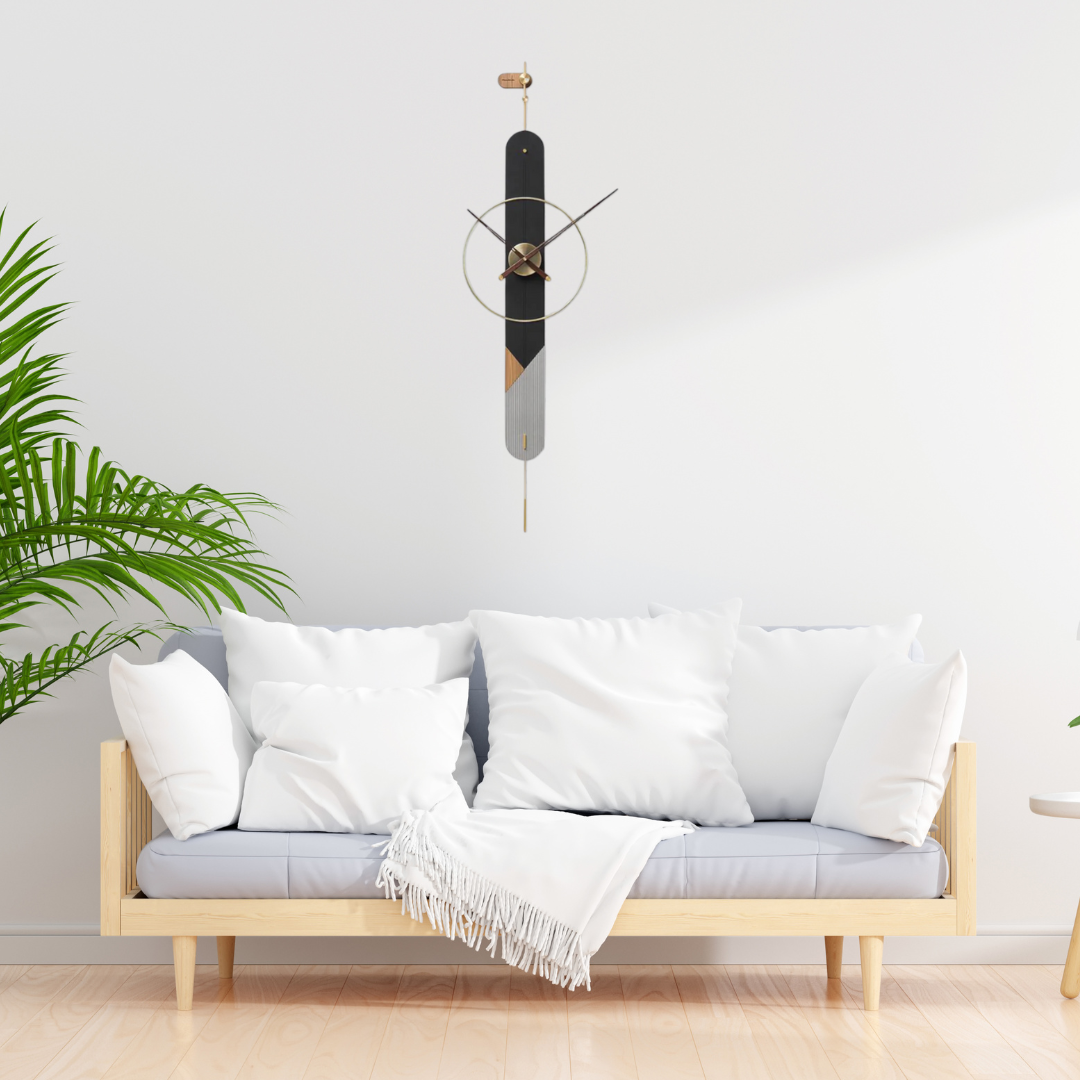 large pendulum wall clock