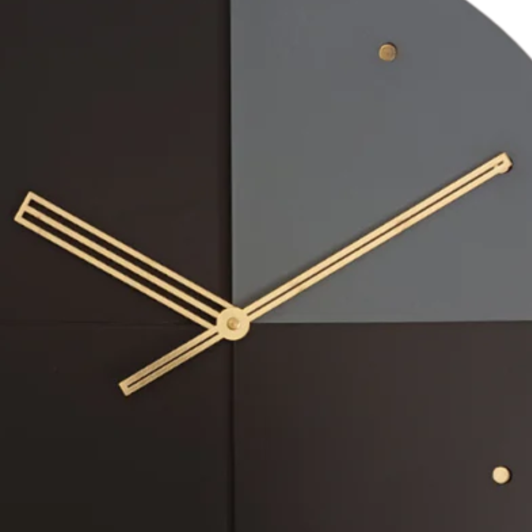 small black wall clock