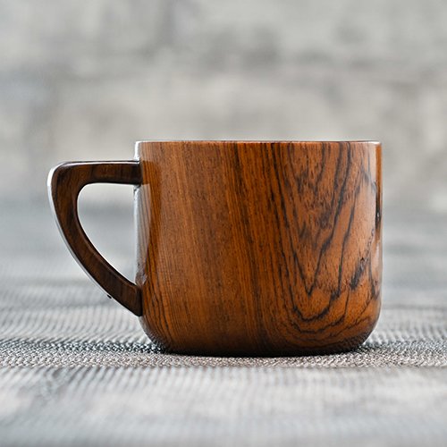 teak wood tea cup set