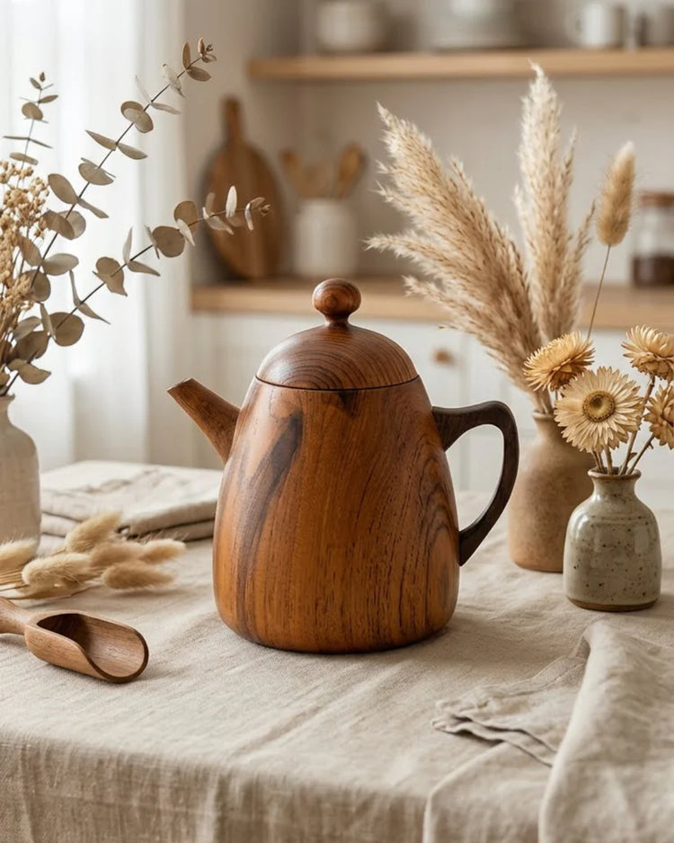 Teak Wood Kettle (500ml)