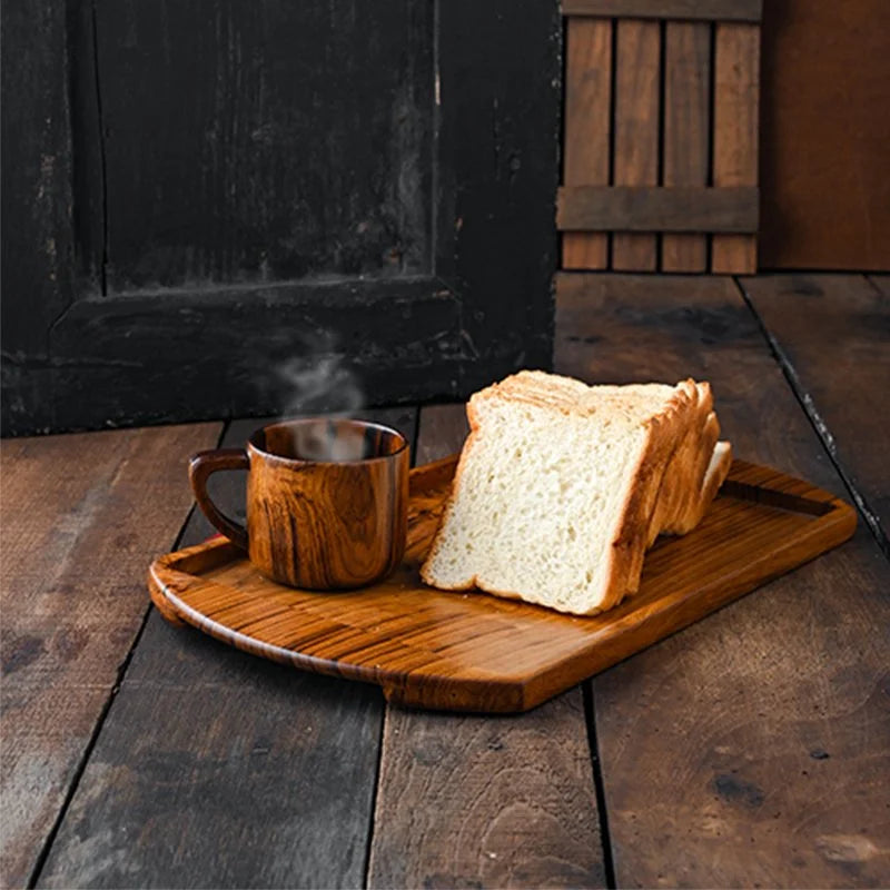 wooden serving tray