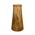 wooden small flower pot