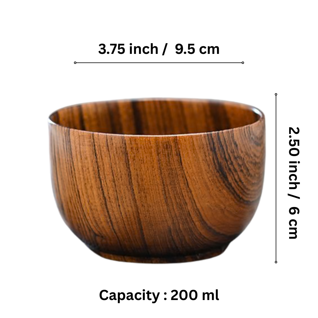 wooden soup bowl